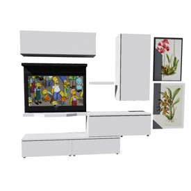 living furniture 09 3D Object | FREE Artlantis Objects Download